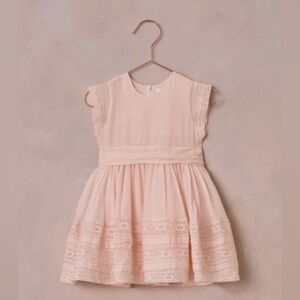 Elegant Cream Lace Kids Dress